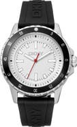 DKNY Sport Silicone Strap Watch, 43mm