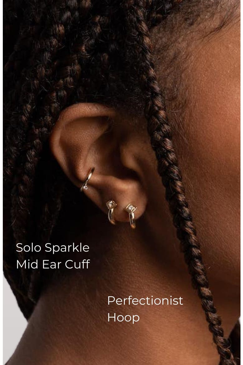 Perfectionist Hoop, Alternate, color, Yellow Gold