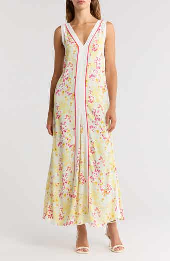 Reiss Eliza Buttercup Print Midi Dress