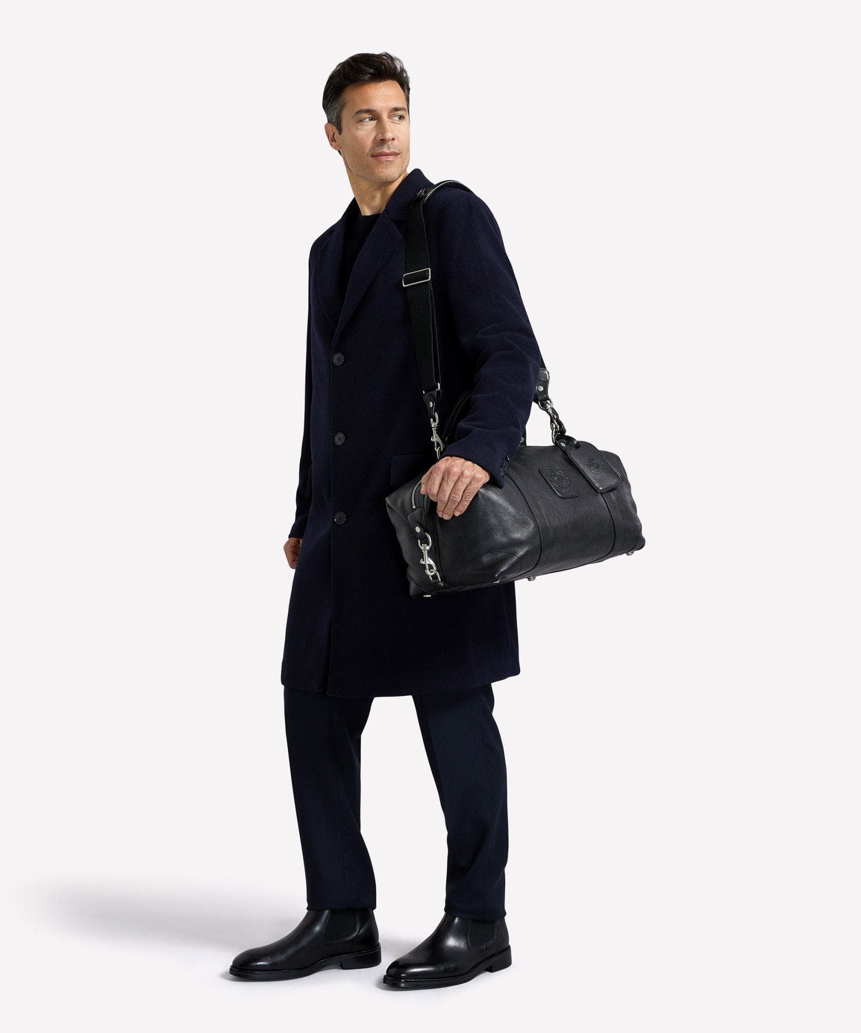 Ghurka Cavalier I No. 96, Alternate, color, Vintage Black Leather