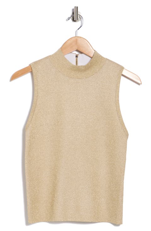 Darcey Metallic Wool Blend Sweater Tank