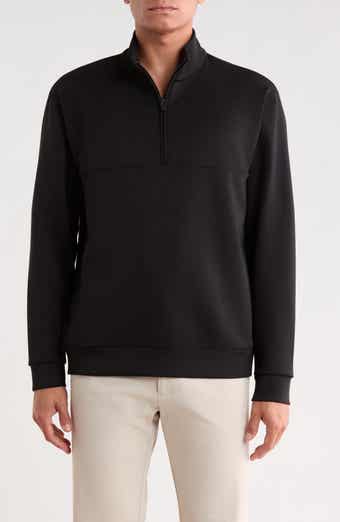 Double Knit Quarter Zip Sweatshirt