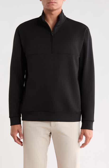 Double Knit Quarter Zip Sweatshirt