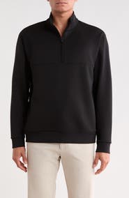Z by Zella Double Knit Quarter Zip Sweatshirt