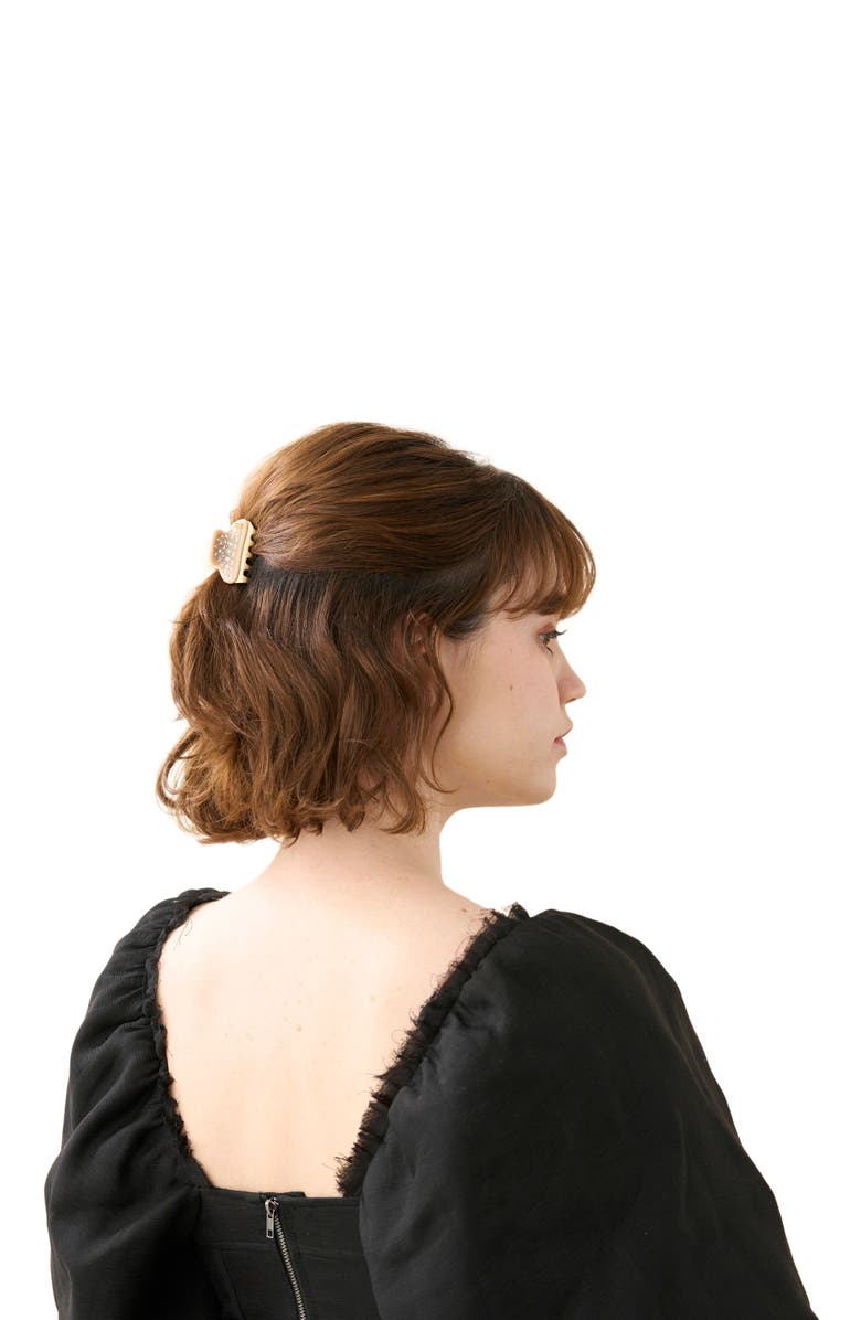 Alexandre de Paris Vendome Small Crystal Hair Claw Clip, Alternate, color, Red