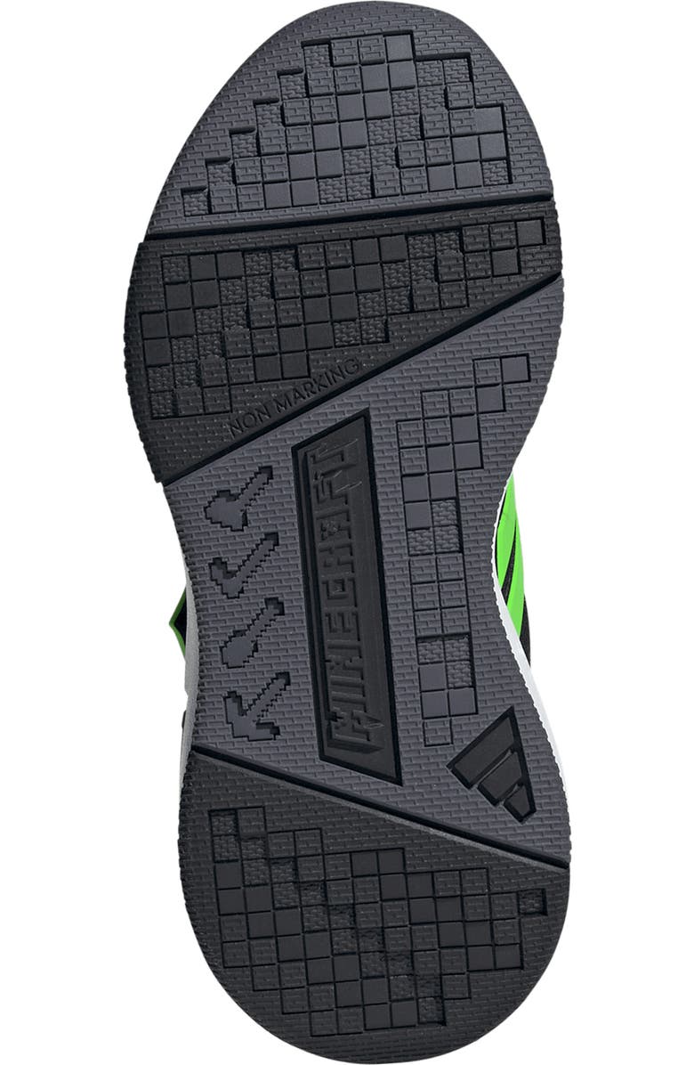 adidas Kids' Minecraft Sneaker, Alternate, color, Black/ White/ Aurora