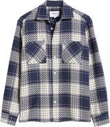 Wax London Whiting Marine Beatnik Button-Up Overshirt