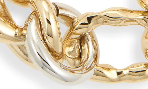 Oscar De La Renta Twisted O Knot Mixed Metal Bracelet