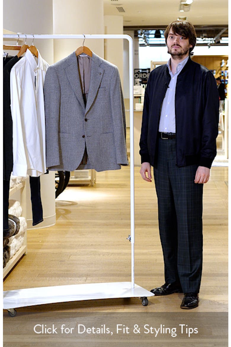 Myles Unconstructed Basketweave Wool & Silk Blend Sport Coat video