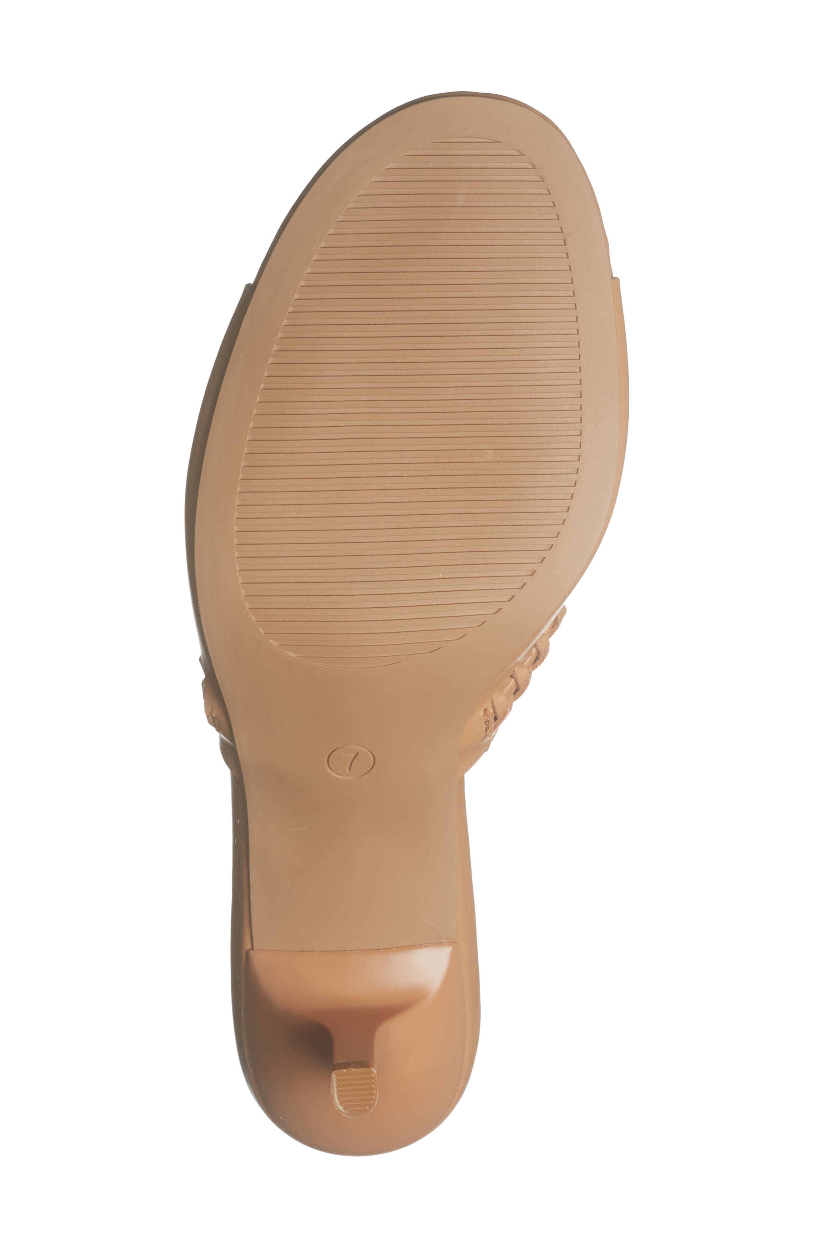 Maggie Buckle Slide Sandal, Alternate, color, NATURAL