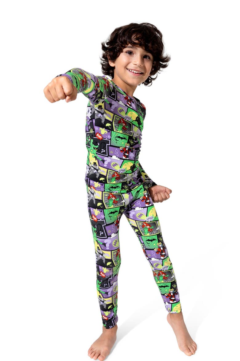Kids' Batman Baddies Set of 2 Piece Pajamas, Alternate, color, Batman Baddies