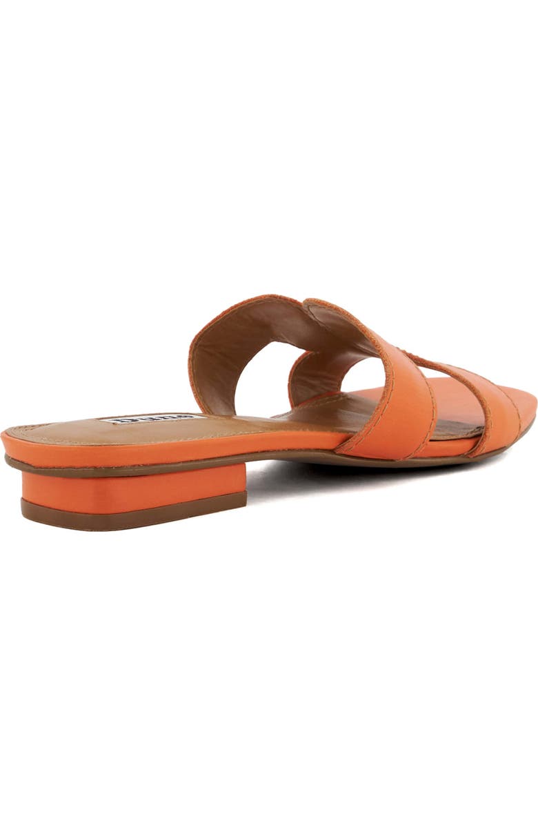 Dune London Loupe Slide Sandal, Alternate, color, Orange