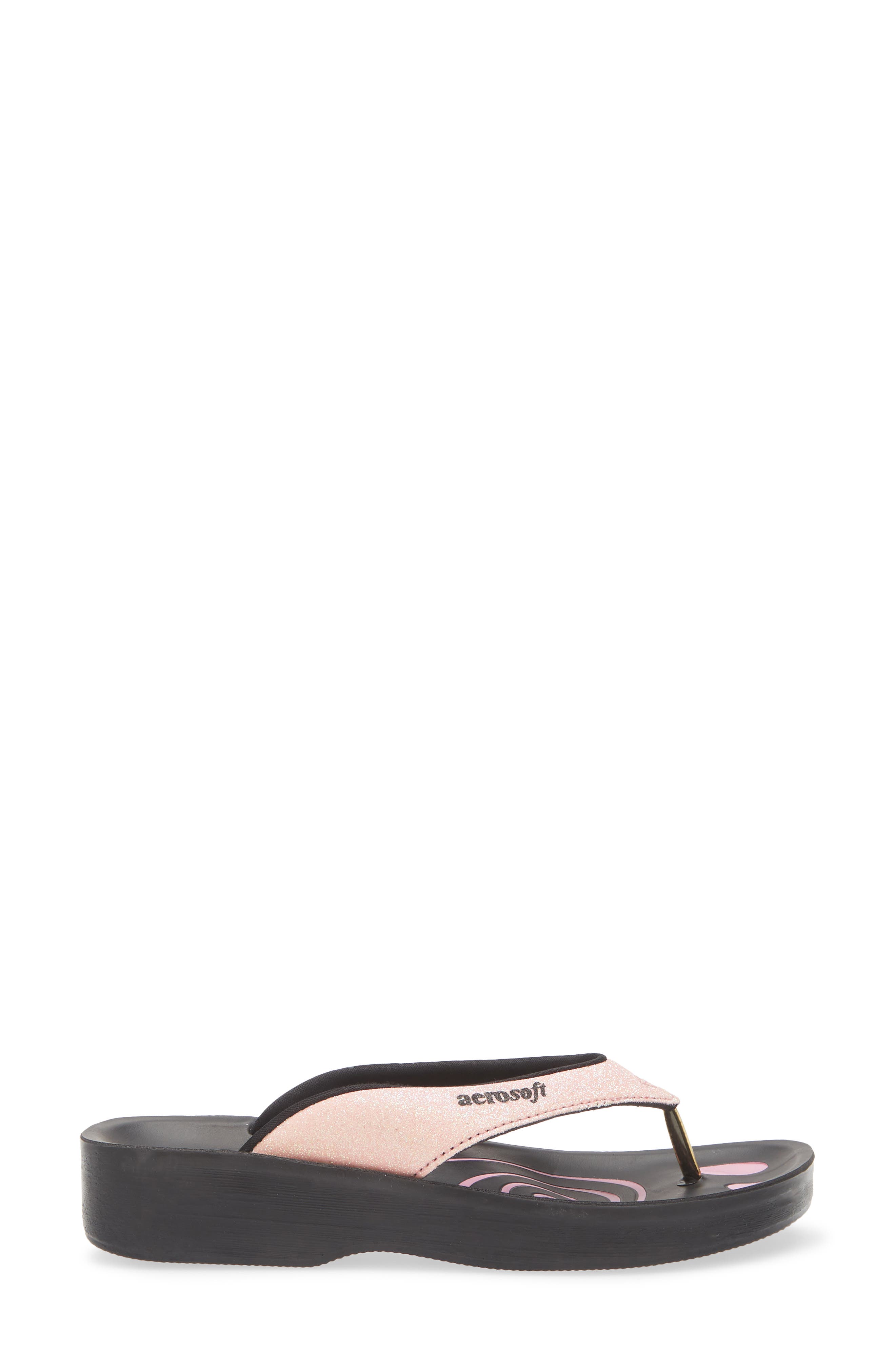 Glitter Strap Sandal, Alternate, color, PINK