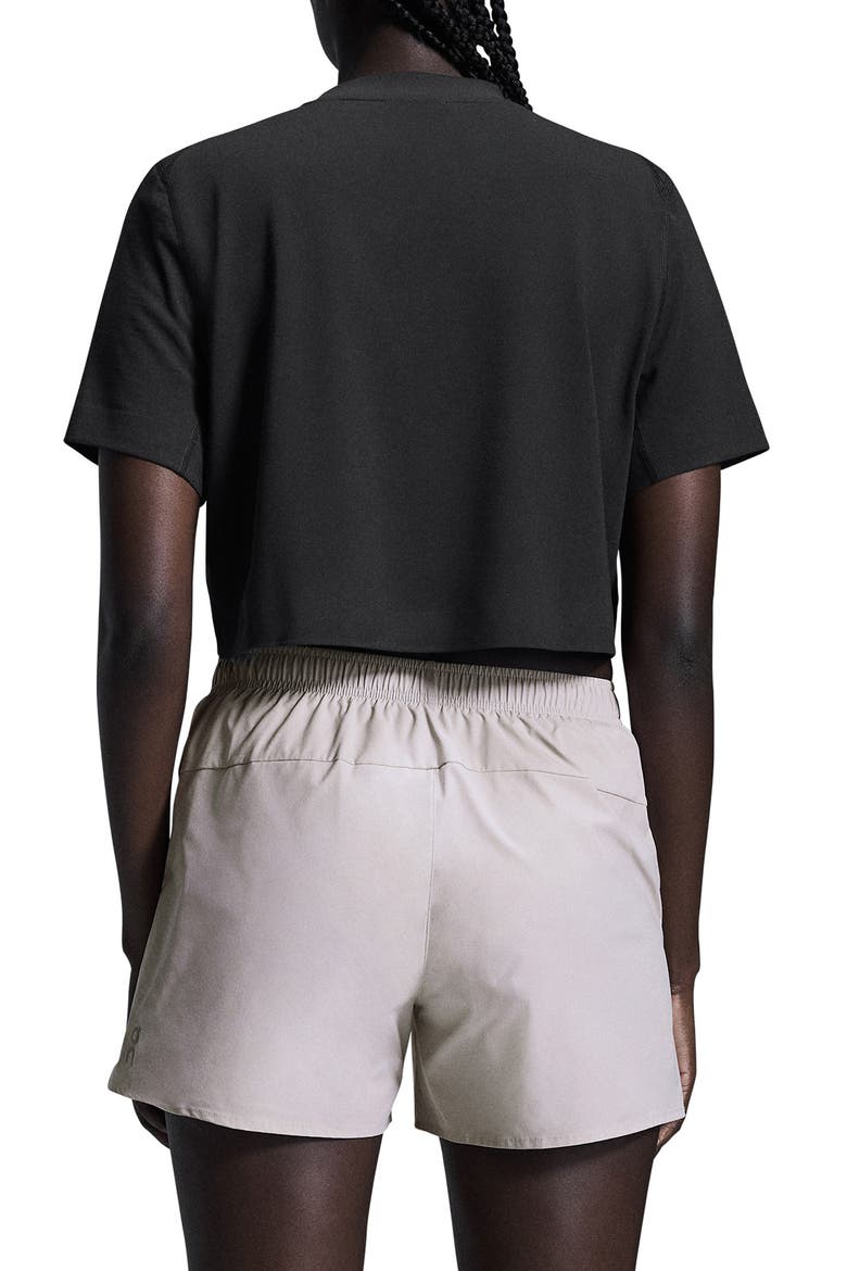 Train-T Crop Top, Alternate, color, BLACK