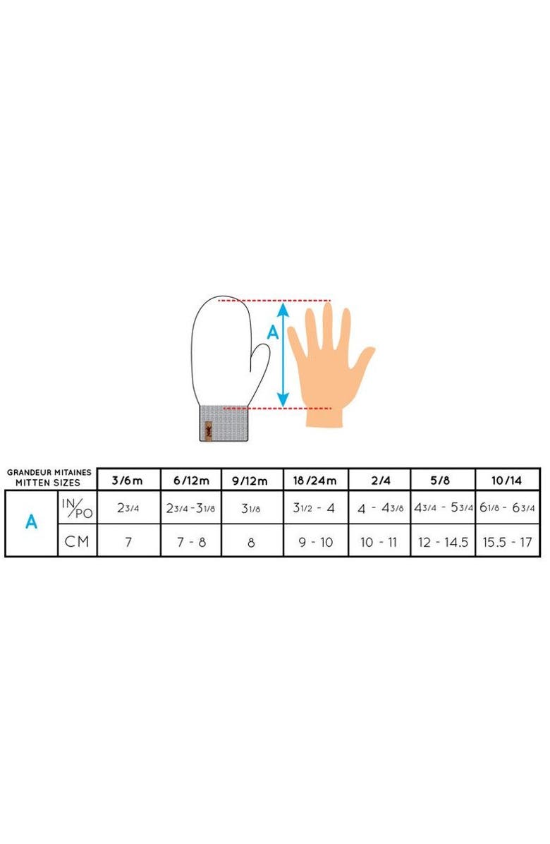 Deux par Deux Lined Mittens, Alternate, color, 