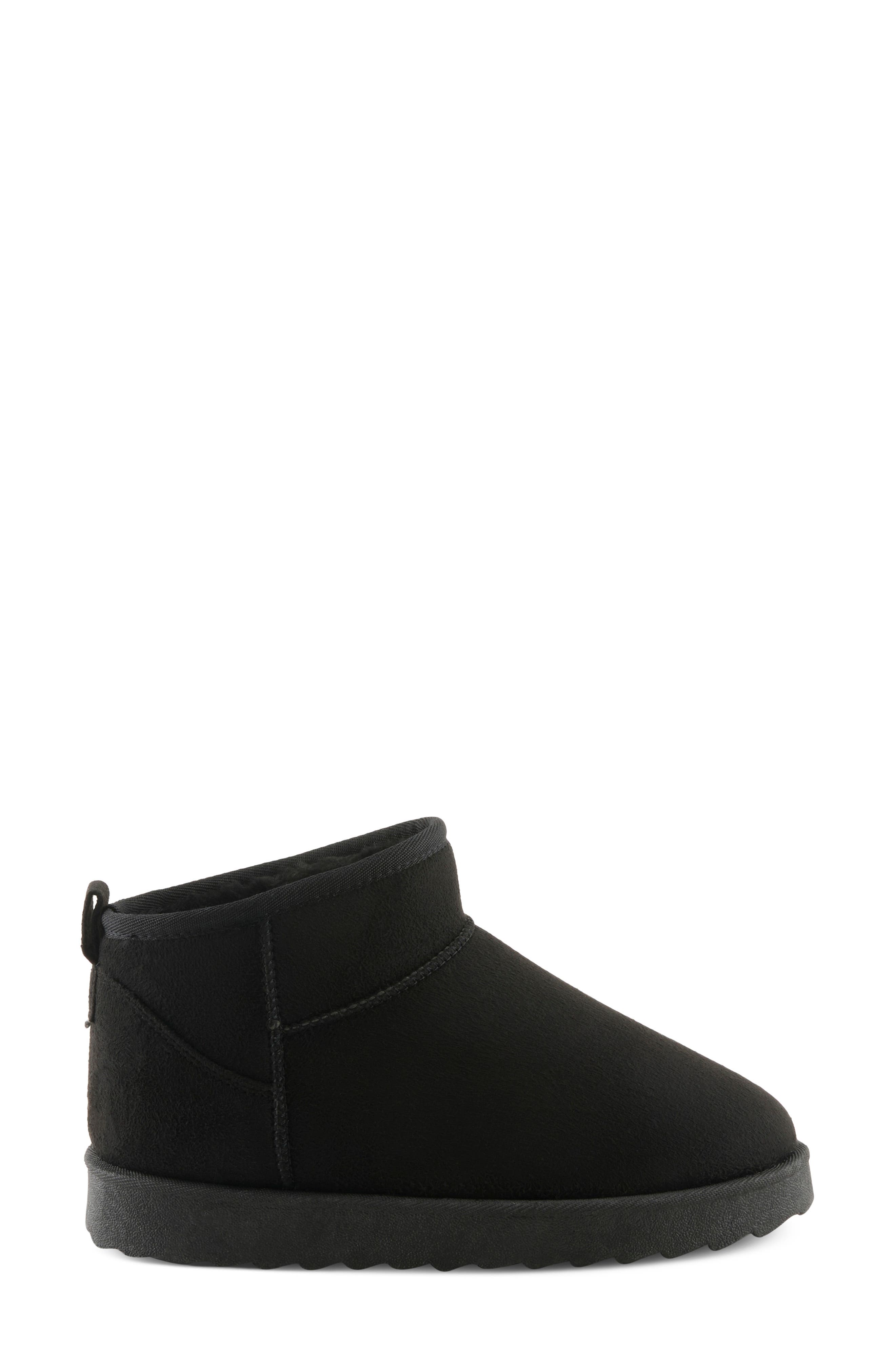 Albiera Faux Shearling Ankle Boot, Alternate, color, BLACK