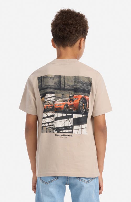 Abercrombie Kids Kids' Ride Boxy Graphic T-shirt In Brown