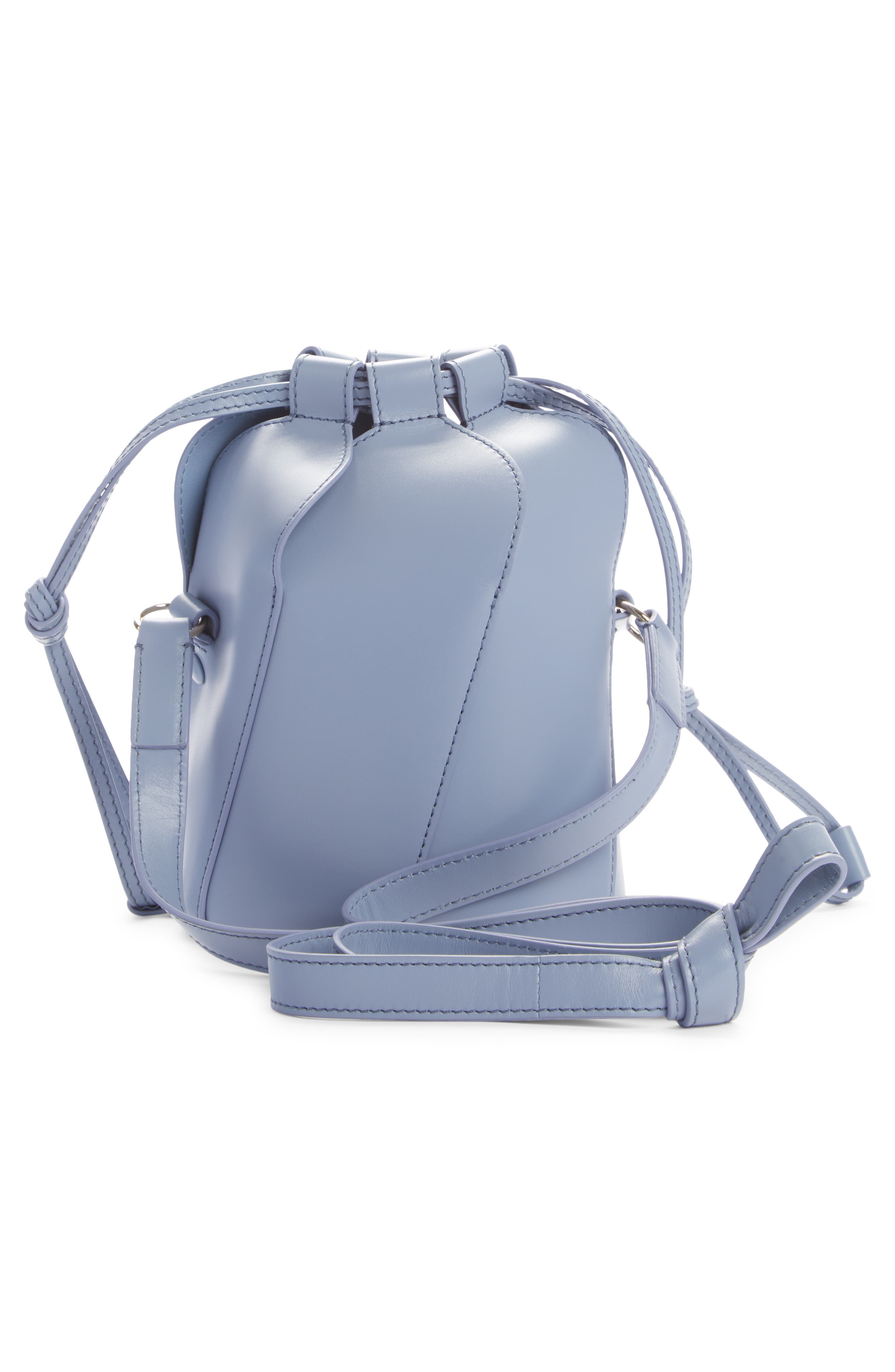 Chloé Mini Tulip Leather Bucket Bag, Alternate, color, 