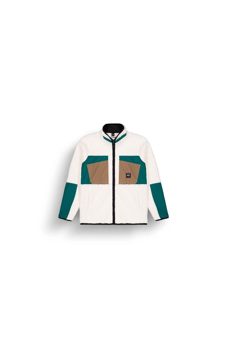 Picture Organic Pmbton Zip Fleece - Men's, Alternate, color, Tofu Deep Water