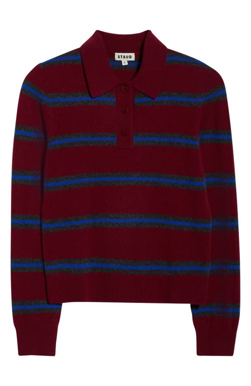 Staud Gemma Cashmere Sweater In Red