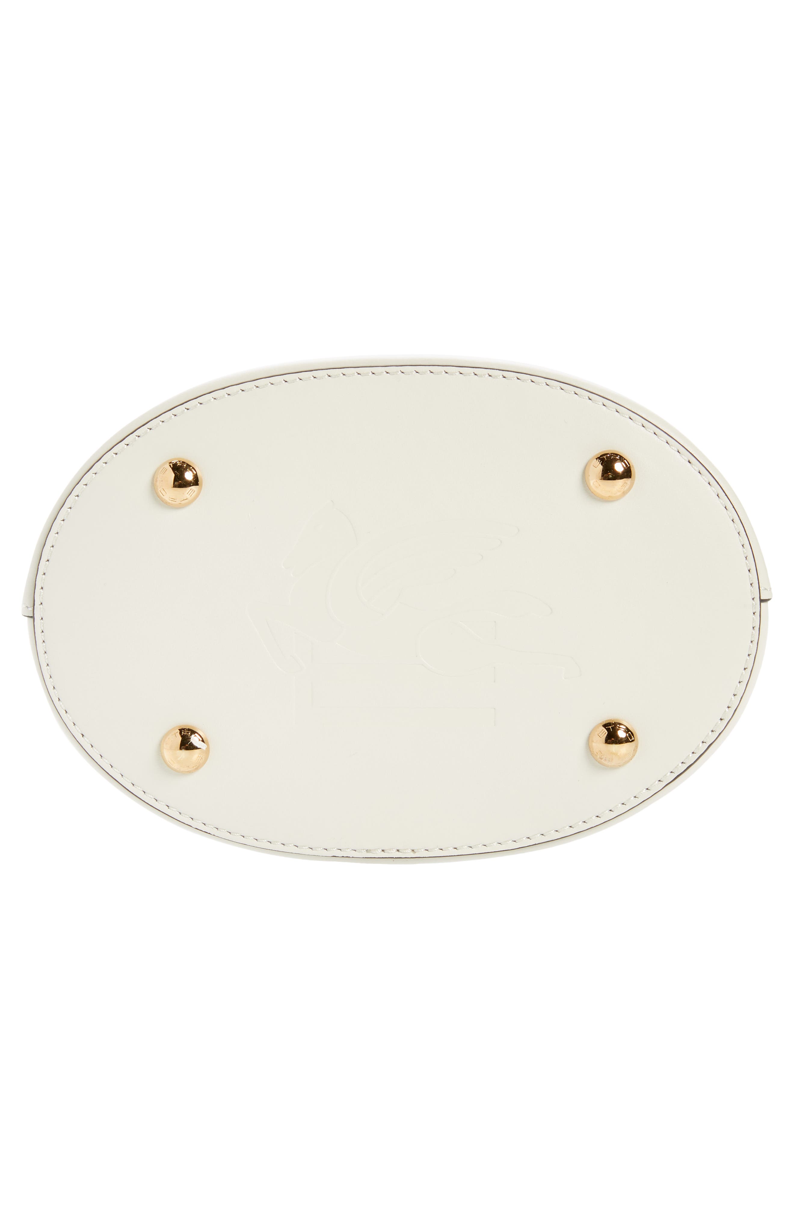 Etro Small Saturno Leather Bucket Bag, Alternate, color, 