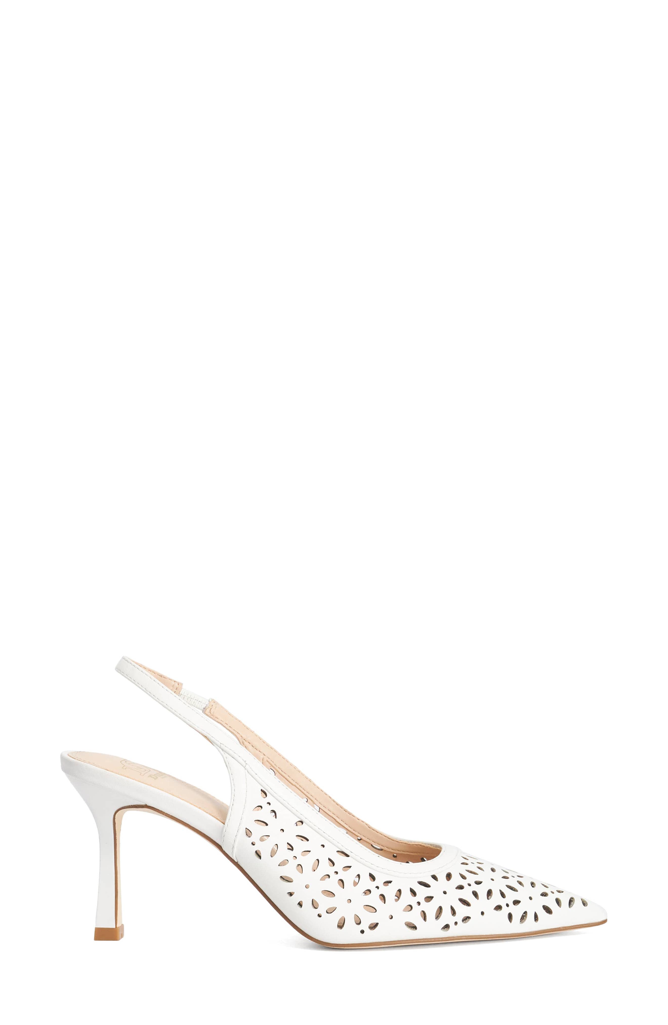 Dune London <p>Corfu Perforated Slingback Pump (Women)</p>, Alternate, color, 