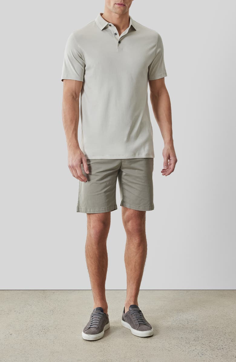 Robert Barakett Georgia Pima Cotton Polo, Alternate, color, Moonstone