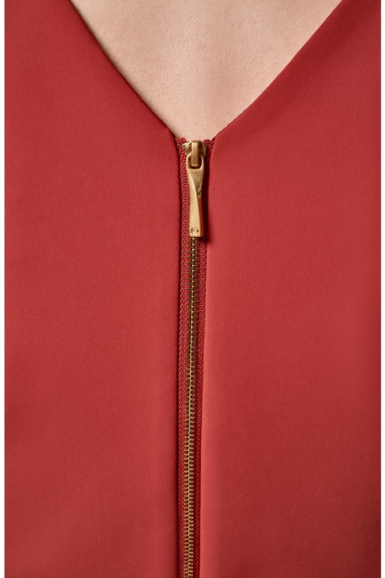 Structured Peplum Top, Alternate, color, SUNBAKED
