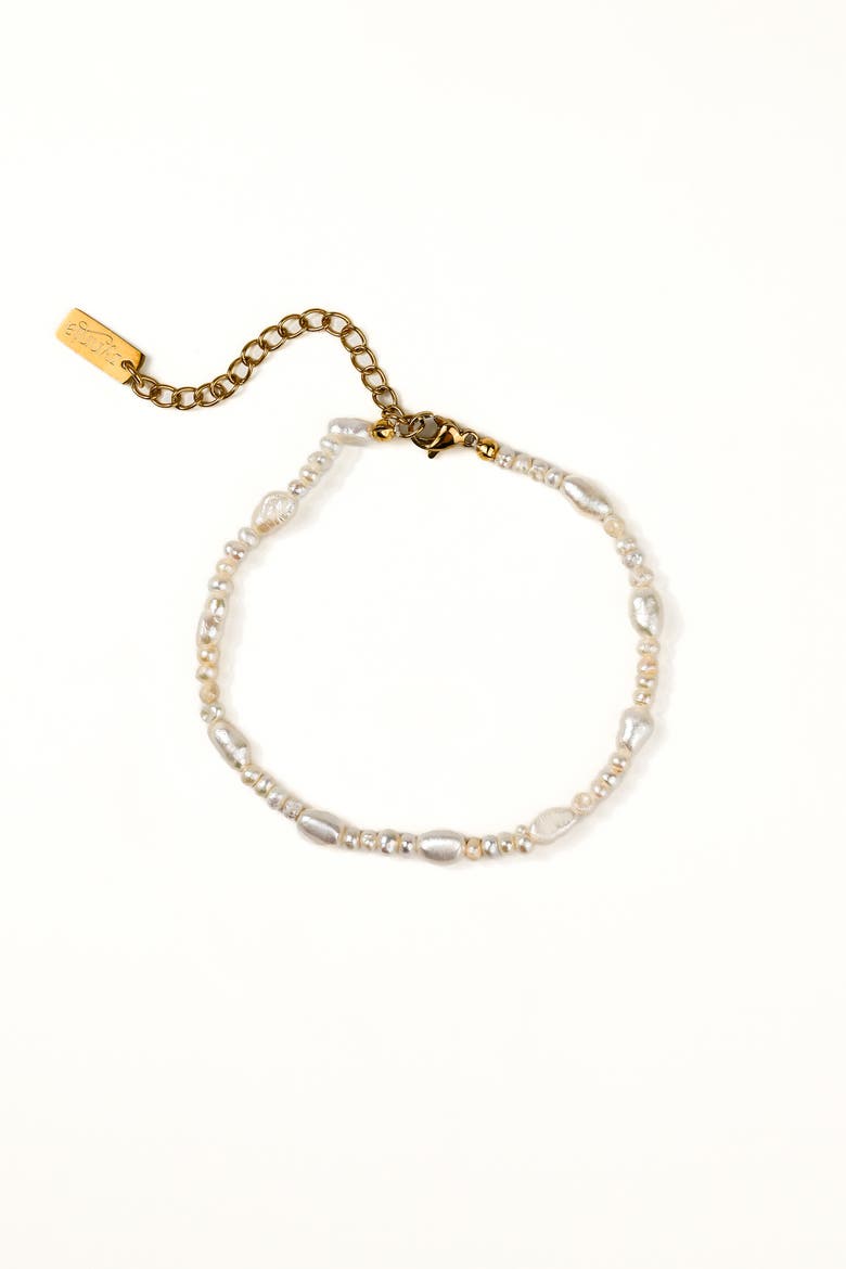 Dew Pearl Bracelet, Main, color, Ivory