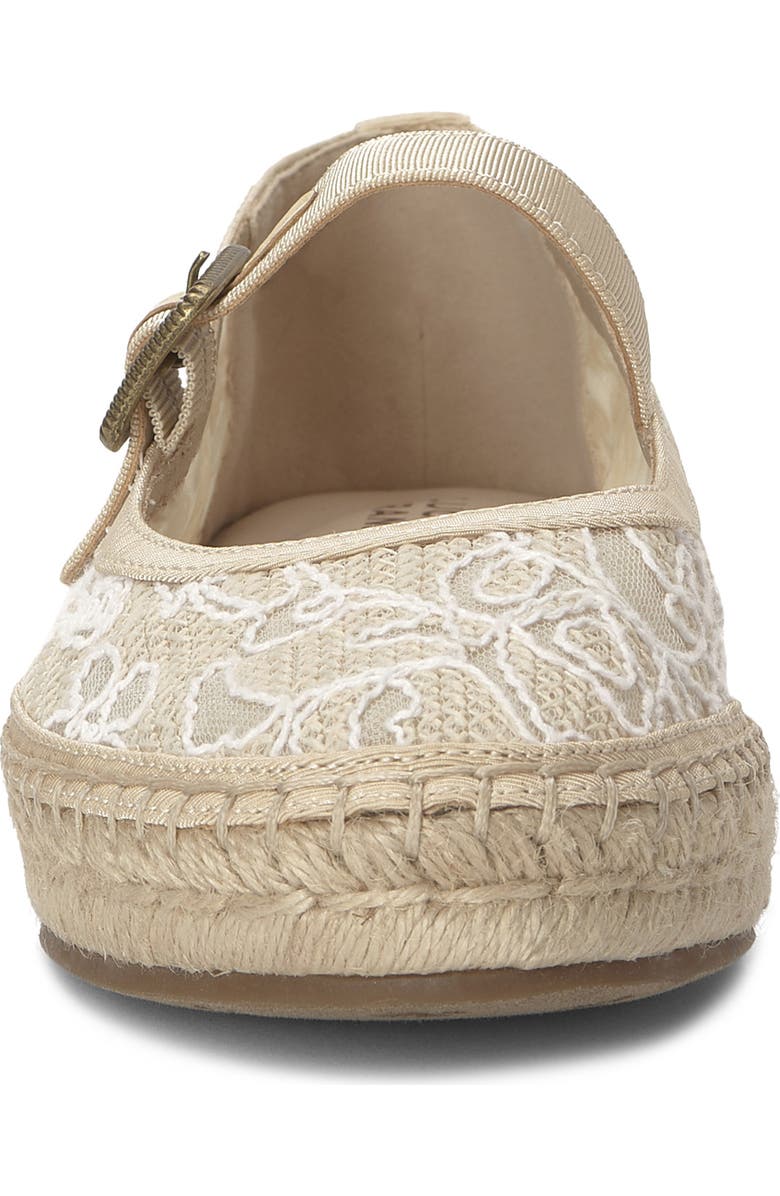 Lucky Brand Orlyna Espadrille Mary Jane Flat, Alternate, color, Natural/ Bone Light Grey