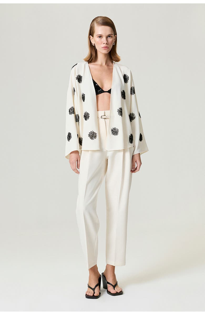 Nocturne Beaded Open-Front Kimono, Main, color, Multi-Colored