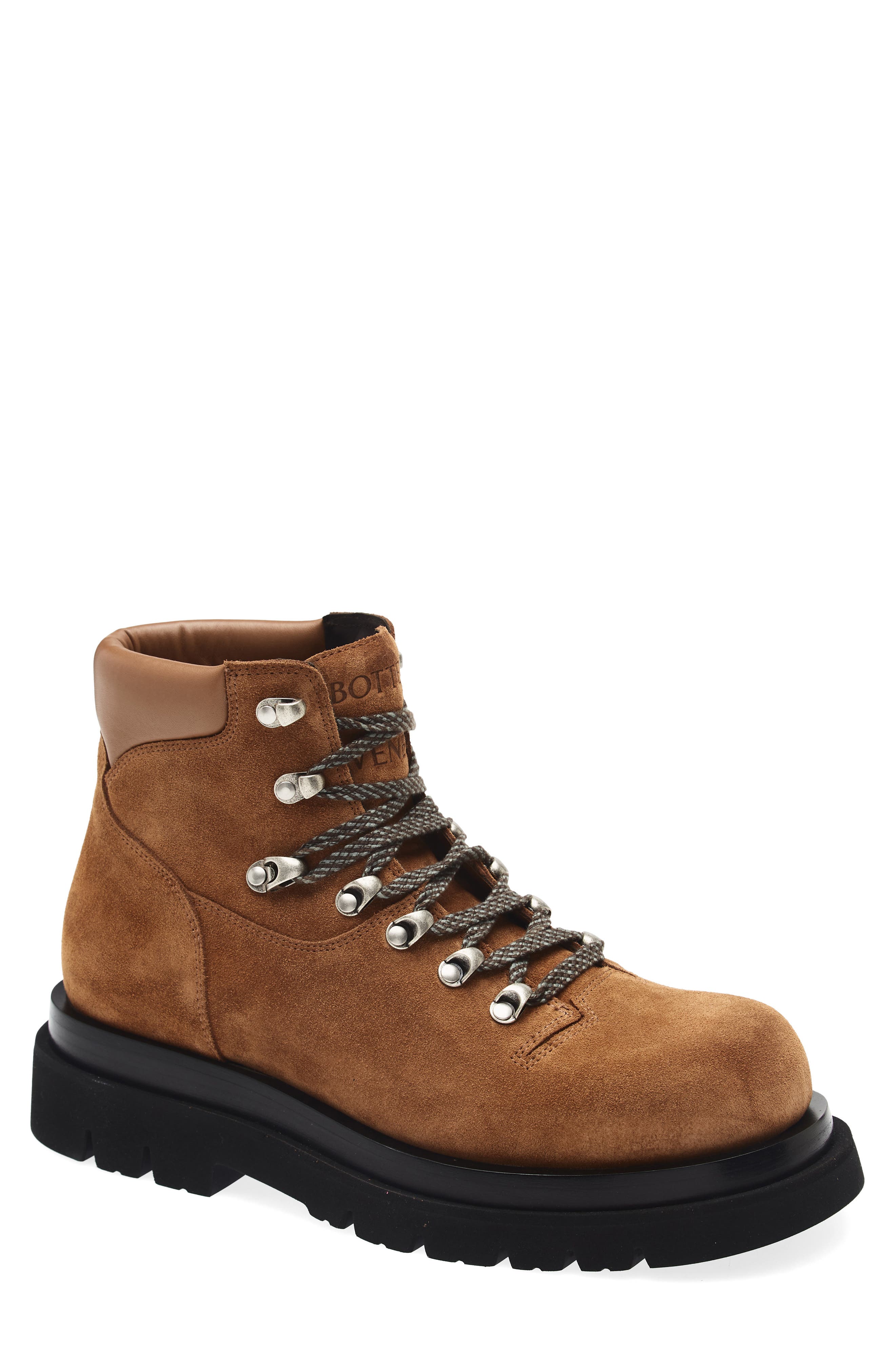 Bottega Veneta Boston Hiking Boot, Main, color, 7665 Caramel