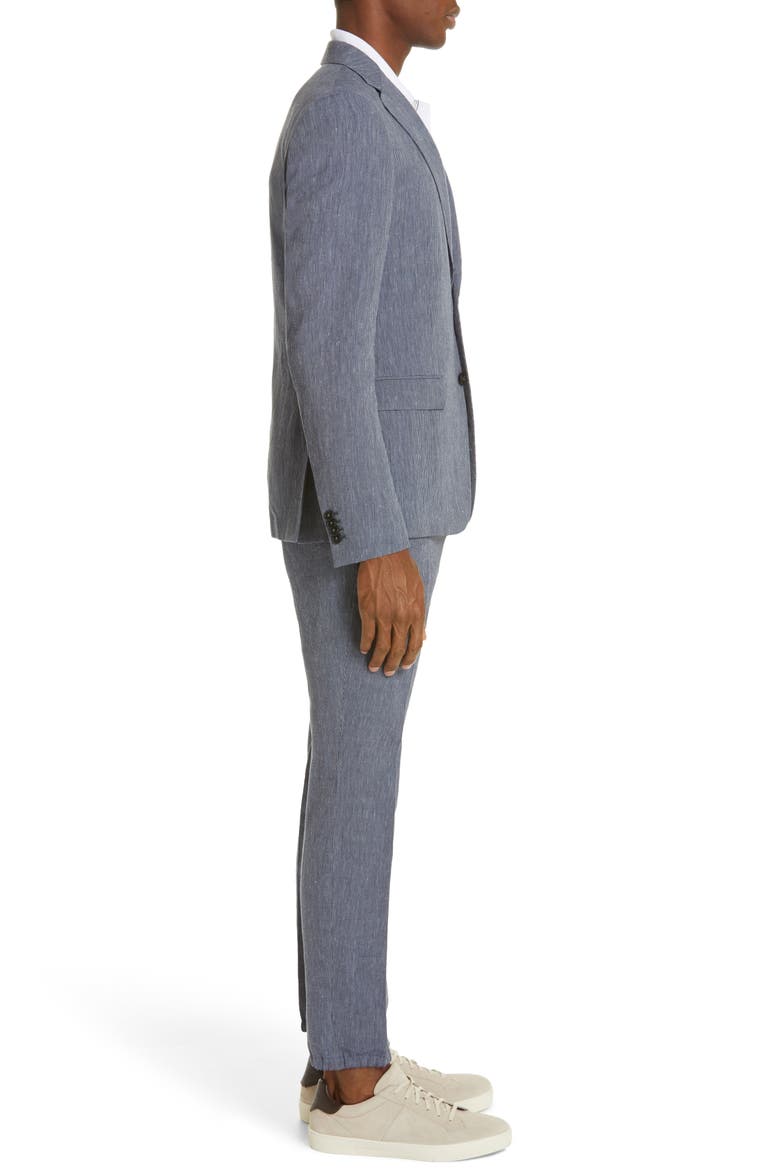 D8 Seersucker Suit, Alternate, color, NAVY