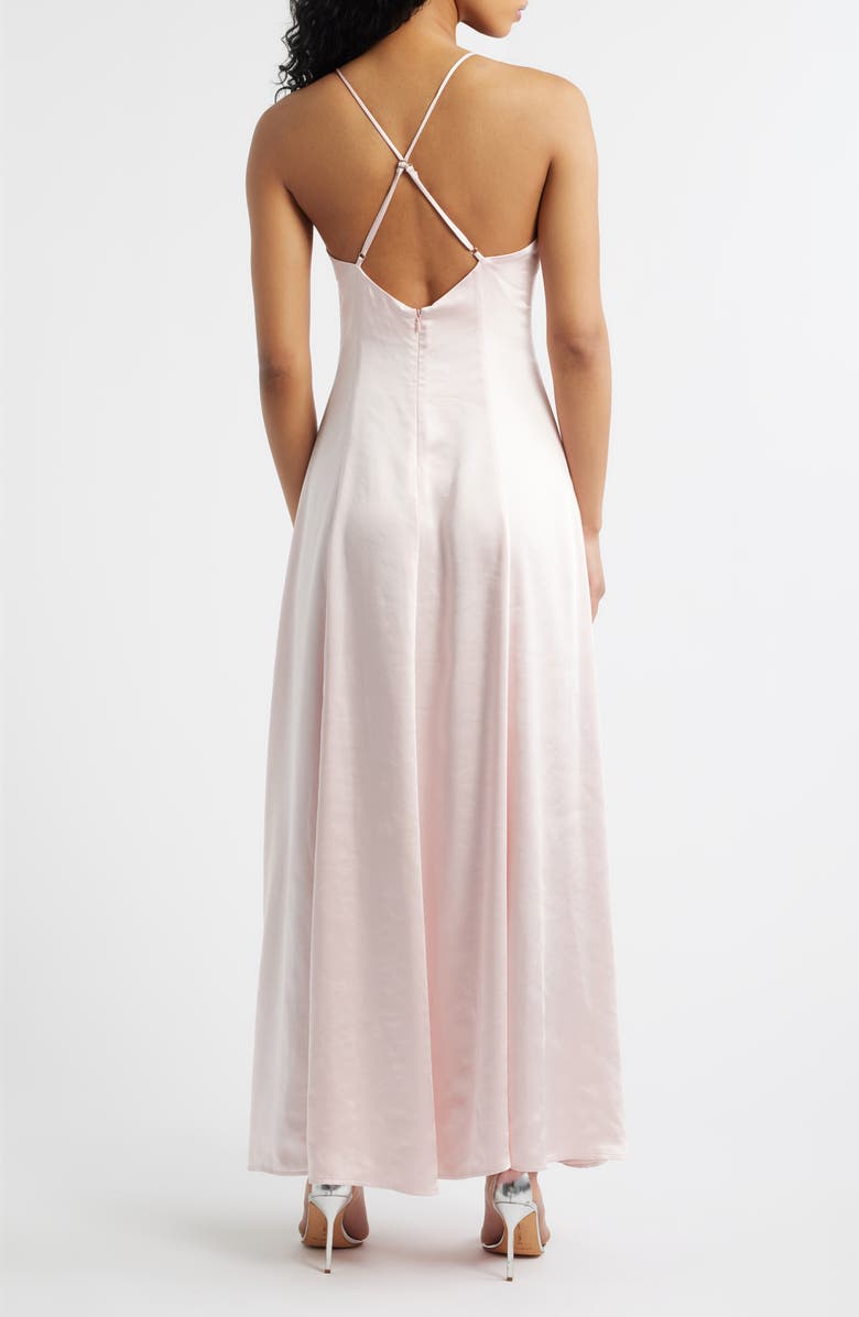 Lucy Paris Luella Slip Dress, Alternate, color, Pink