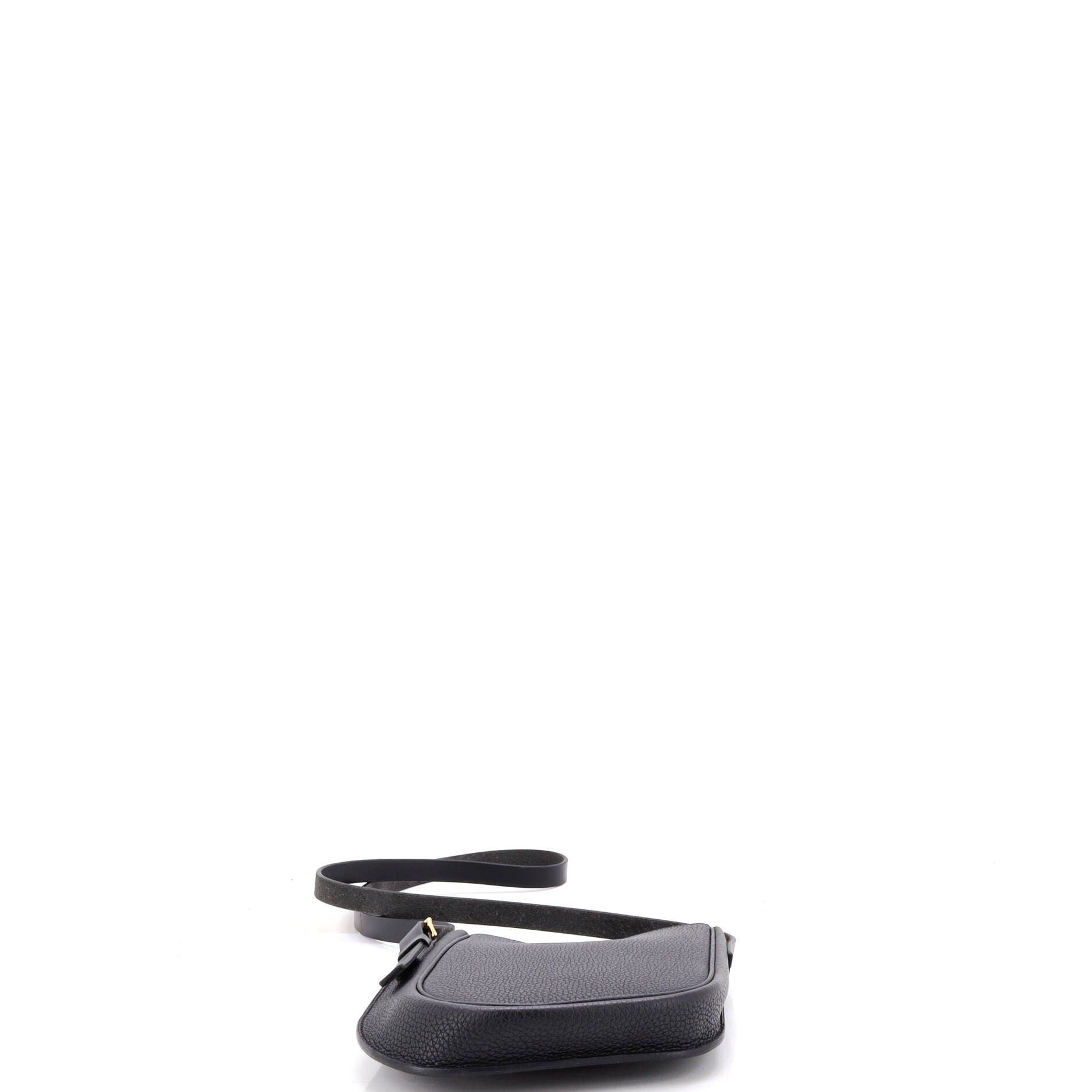 Perspective Cavaliere Bag Togo and Vache Hunter 21, Alternate, color, Black