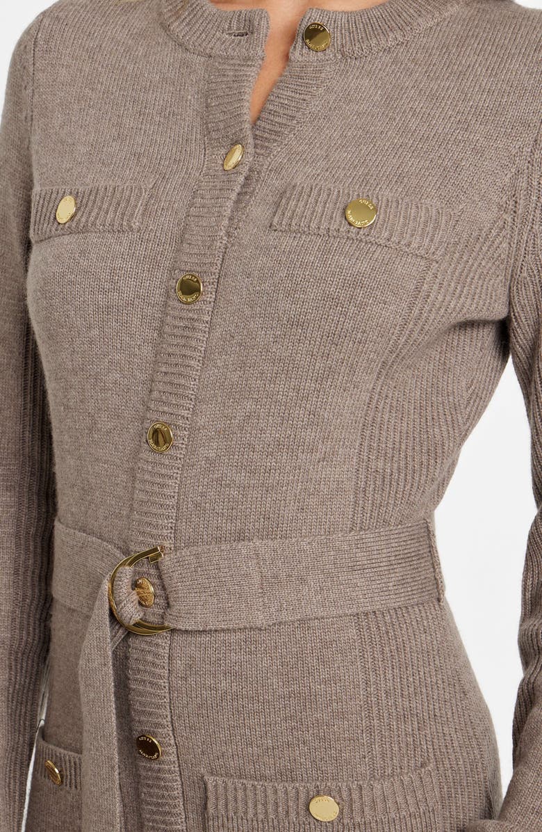 Marciano Afrah Long Sleeve Sweater Dress, Alternate, color, Beige