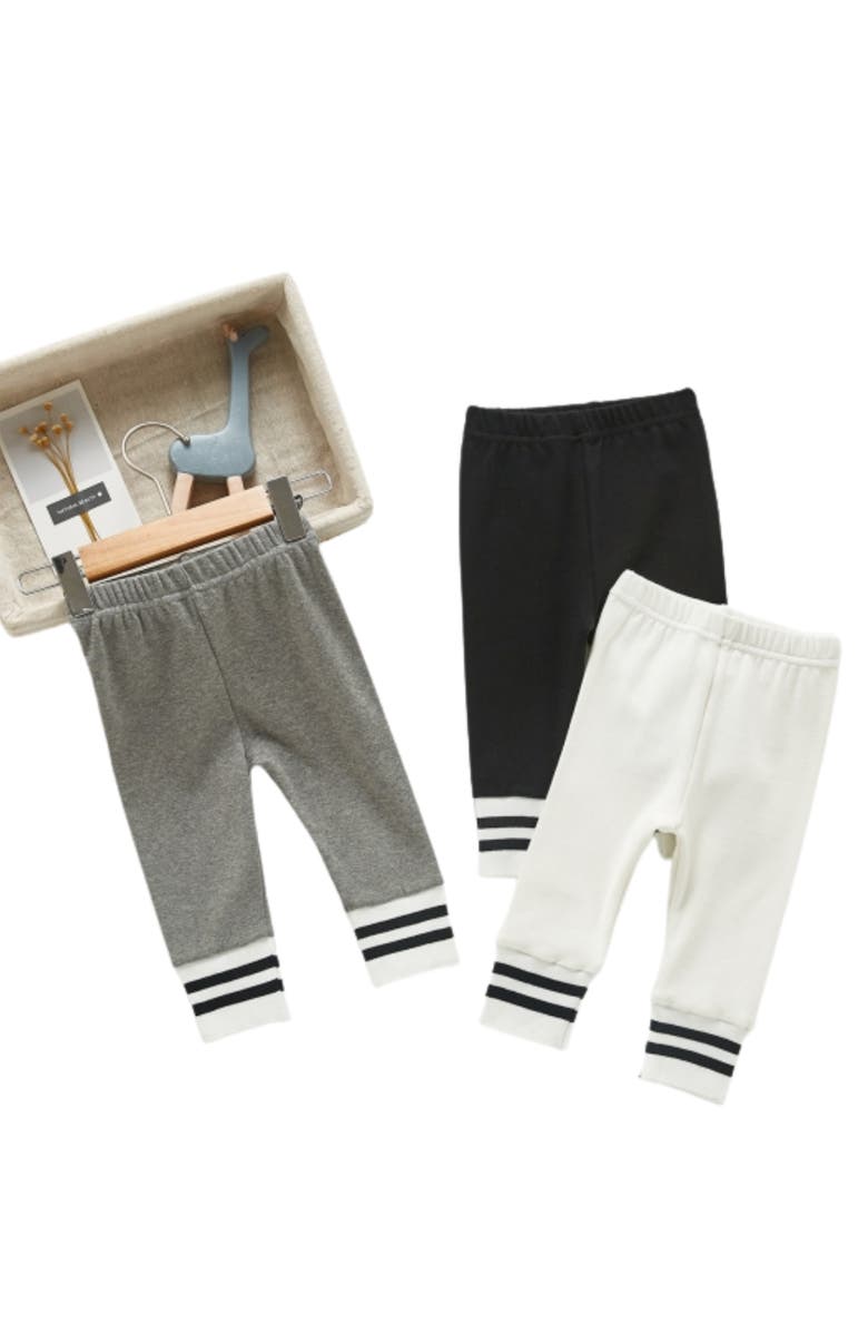 Ashmi & Co. Ollie Stripe Cotton Pants, Alternate, color, White