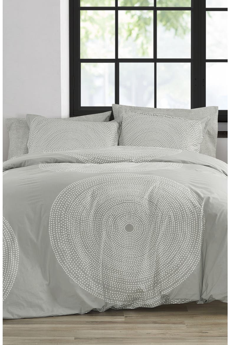 Fokus Comforter & Sham Set, Main, color, GREY