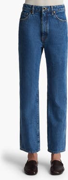 Khaite Abigail Ankle Straight Leg Jeans