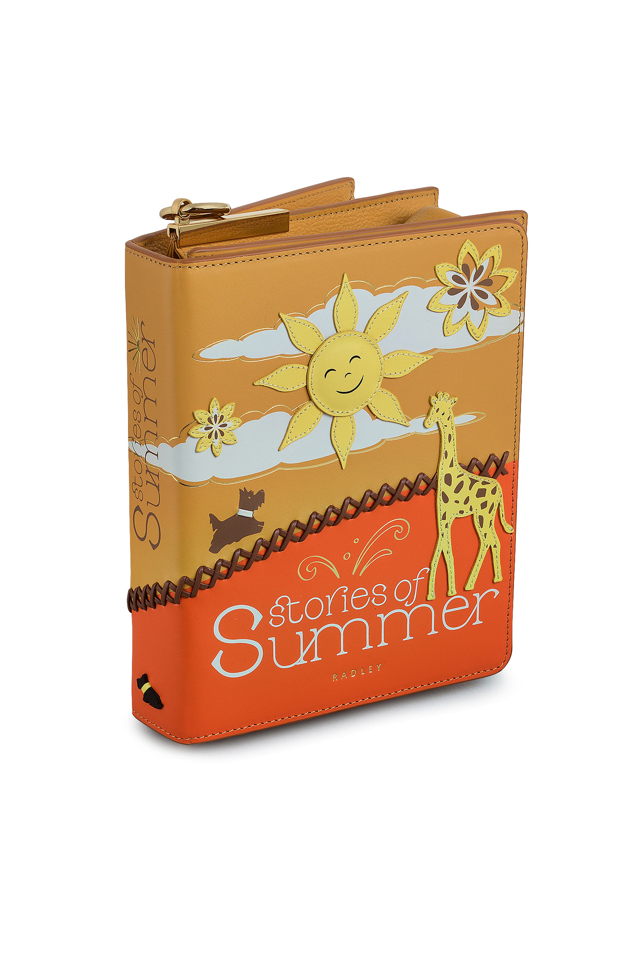 Radley Stories Of Summer Small Flapover Crossbody Bag, Alternate, color, Pecan