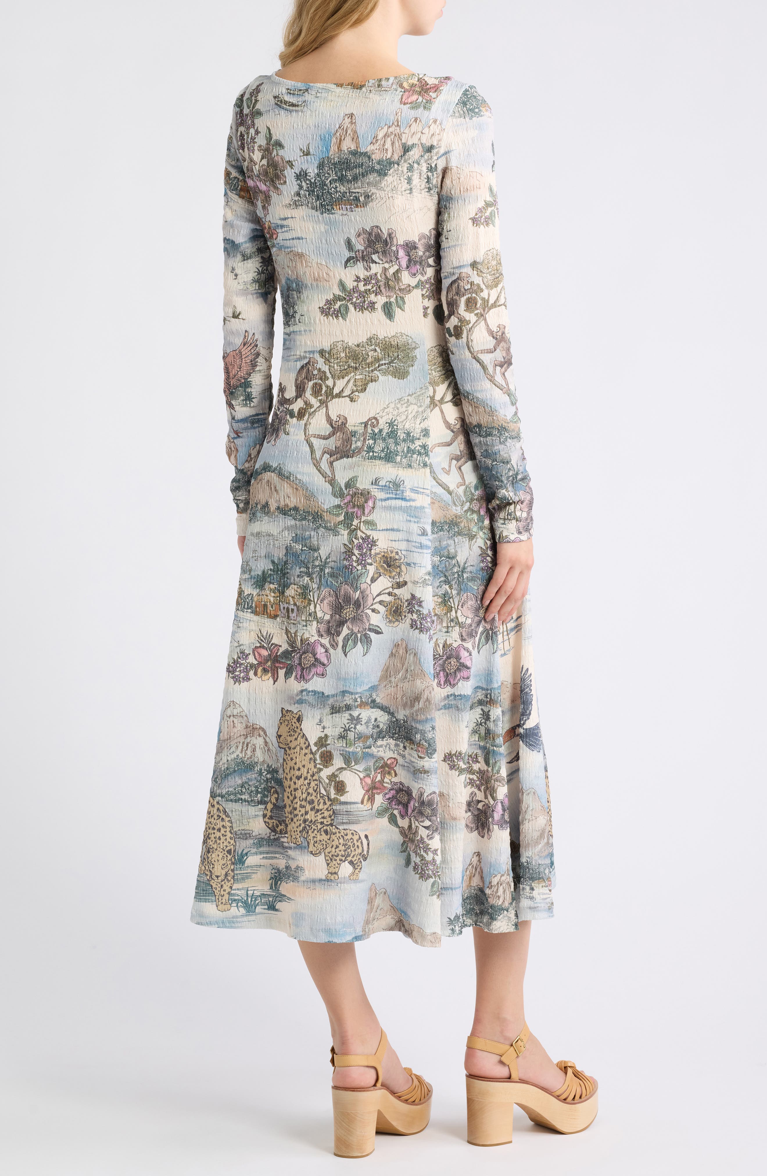 FARM Rio Toile De Rio Winter White Dress (Women) | Nordstrom