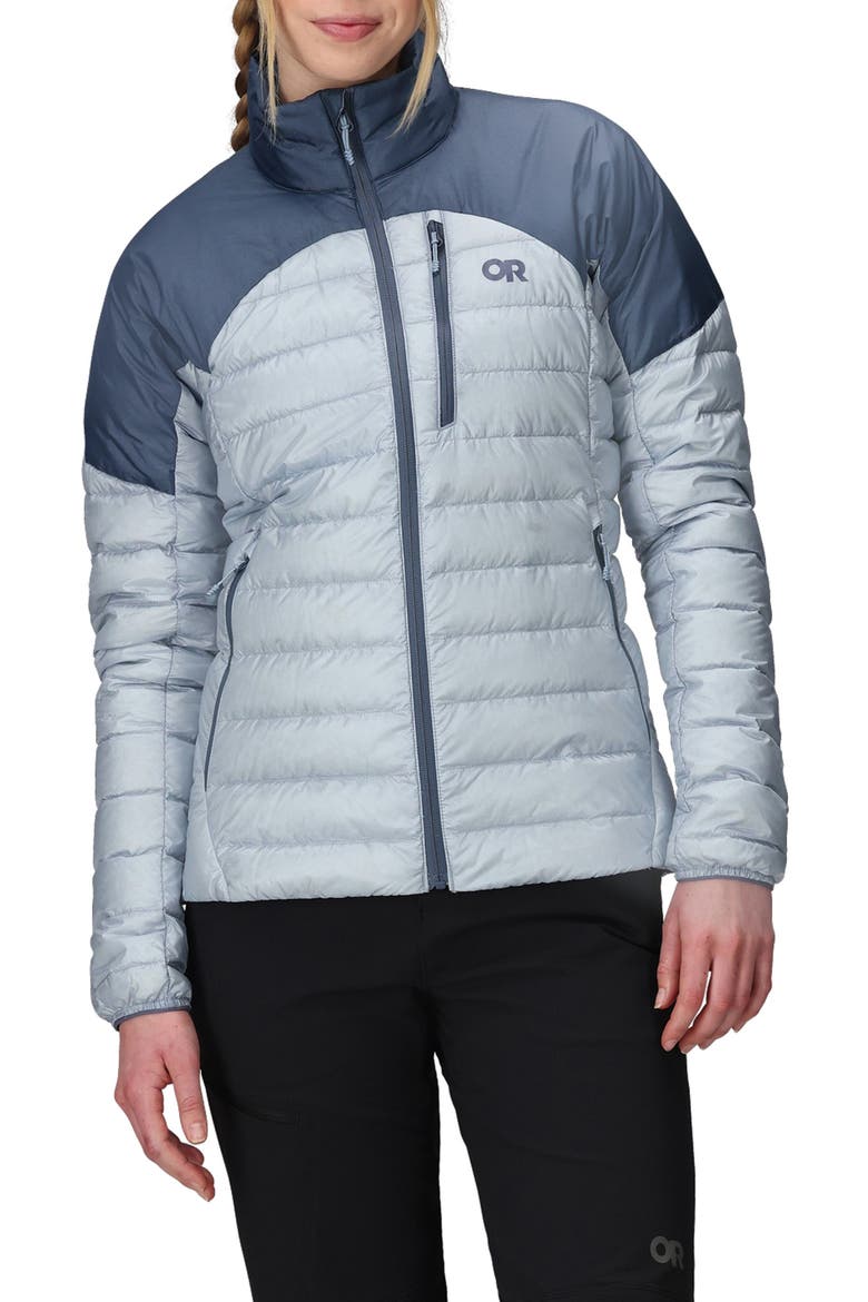Helium 800 Fill Power Down Jacket, Main, color, FJORD/ SUMMIT
