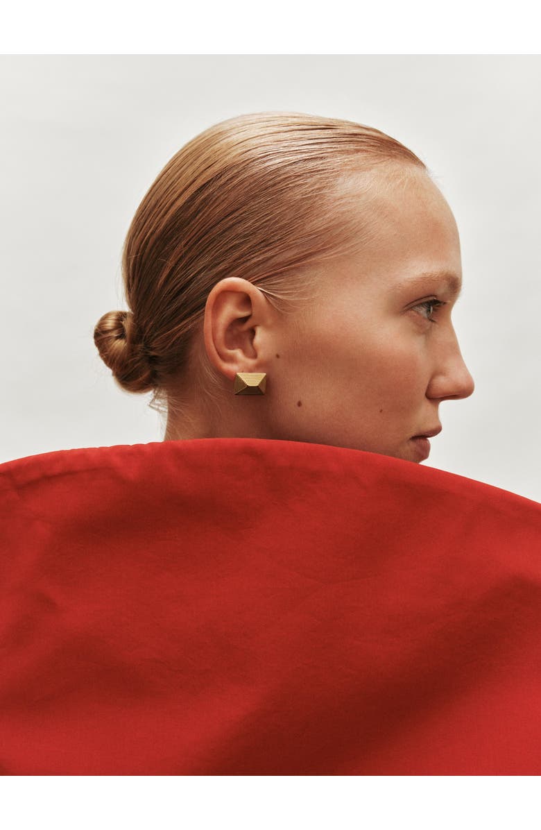 HEAVEN MAYHEM Baby Celeste Earrings, Alternate, color, Gold