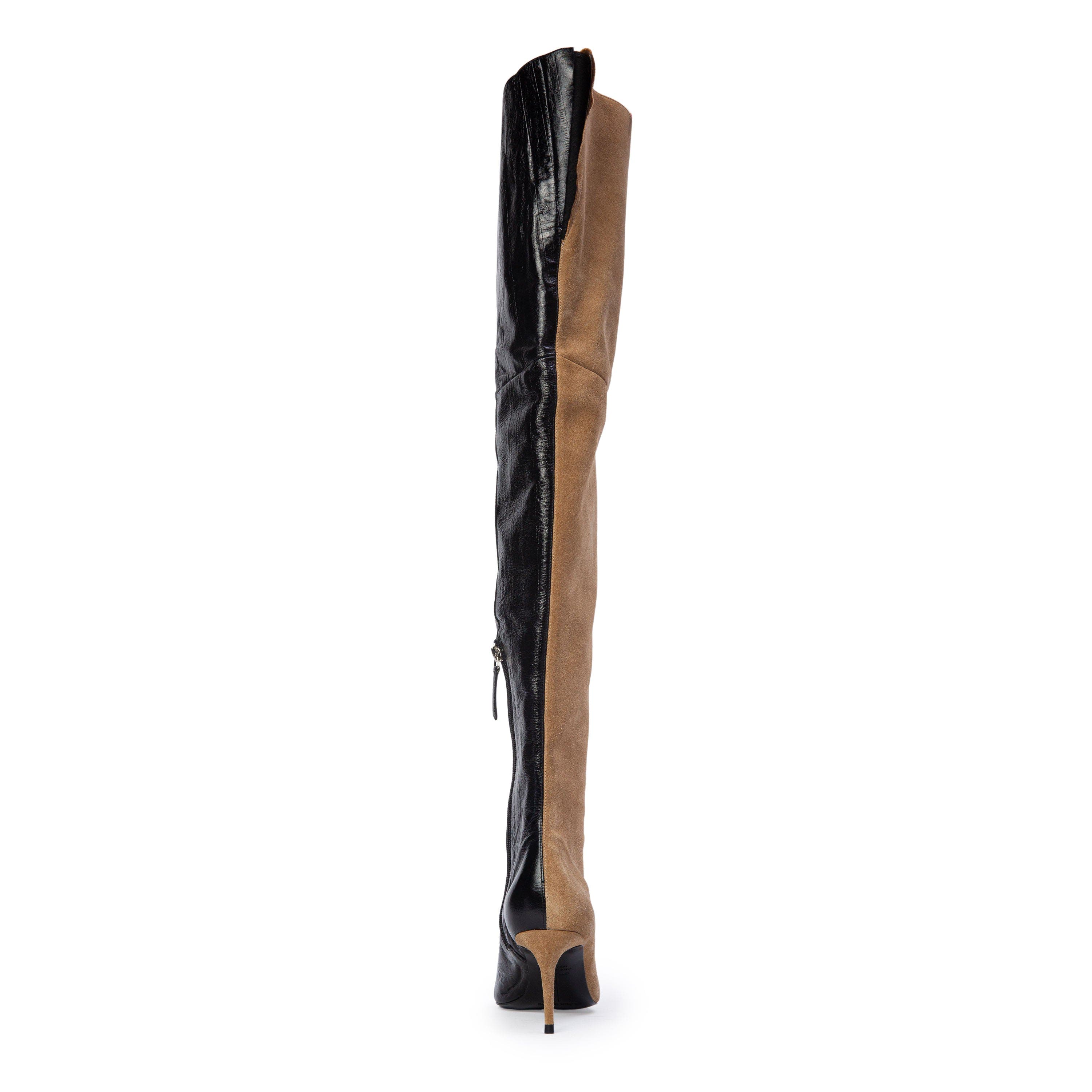 Oblik 70 Boot, Alternate, color, Latte Suede / Eel Leather
