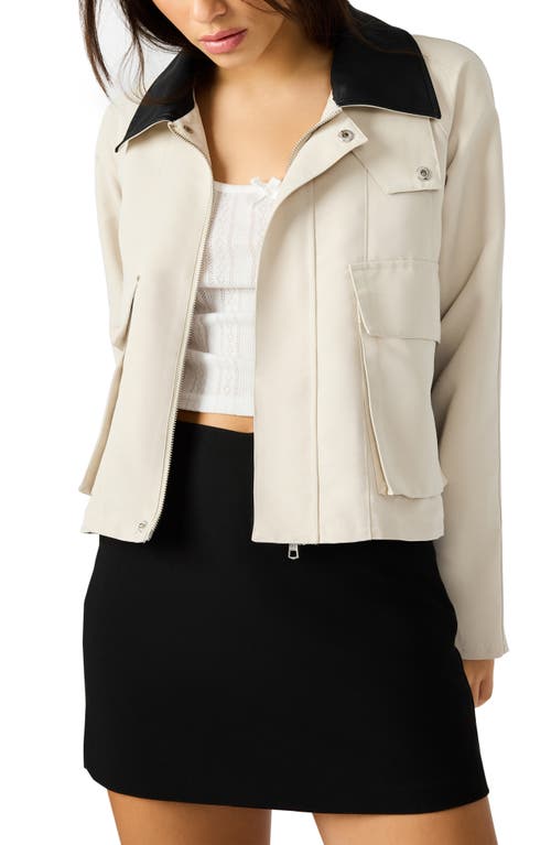 Steve Madden Barn Jacket In White
