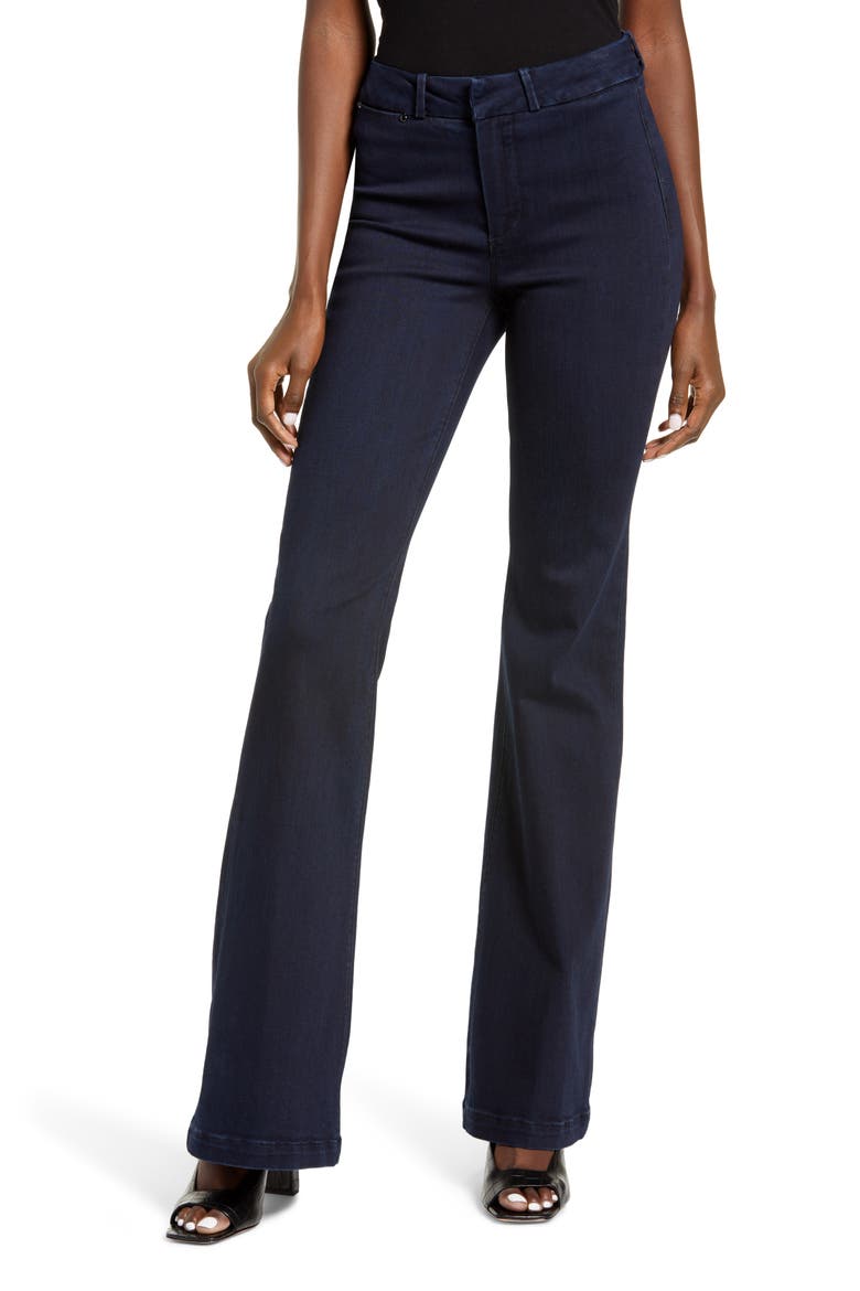 Genevieve High Waist Flare Jeans, Main, color, PREMIER
