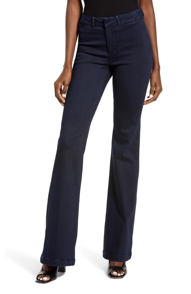 PAIGE Genevieve High Waist Flare Jeans, Main, color, Premier