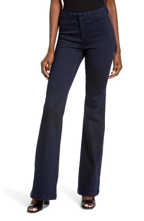 Genevieve High Waist Flare Jeans (Premier)