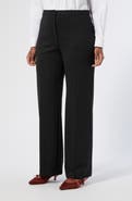 Marina Rinaldi Michela Pinstripe Stretch Jersey Pants