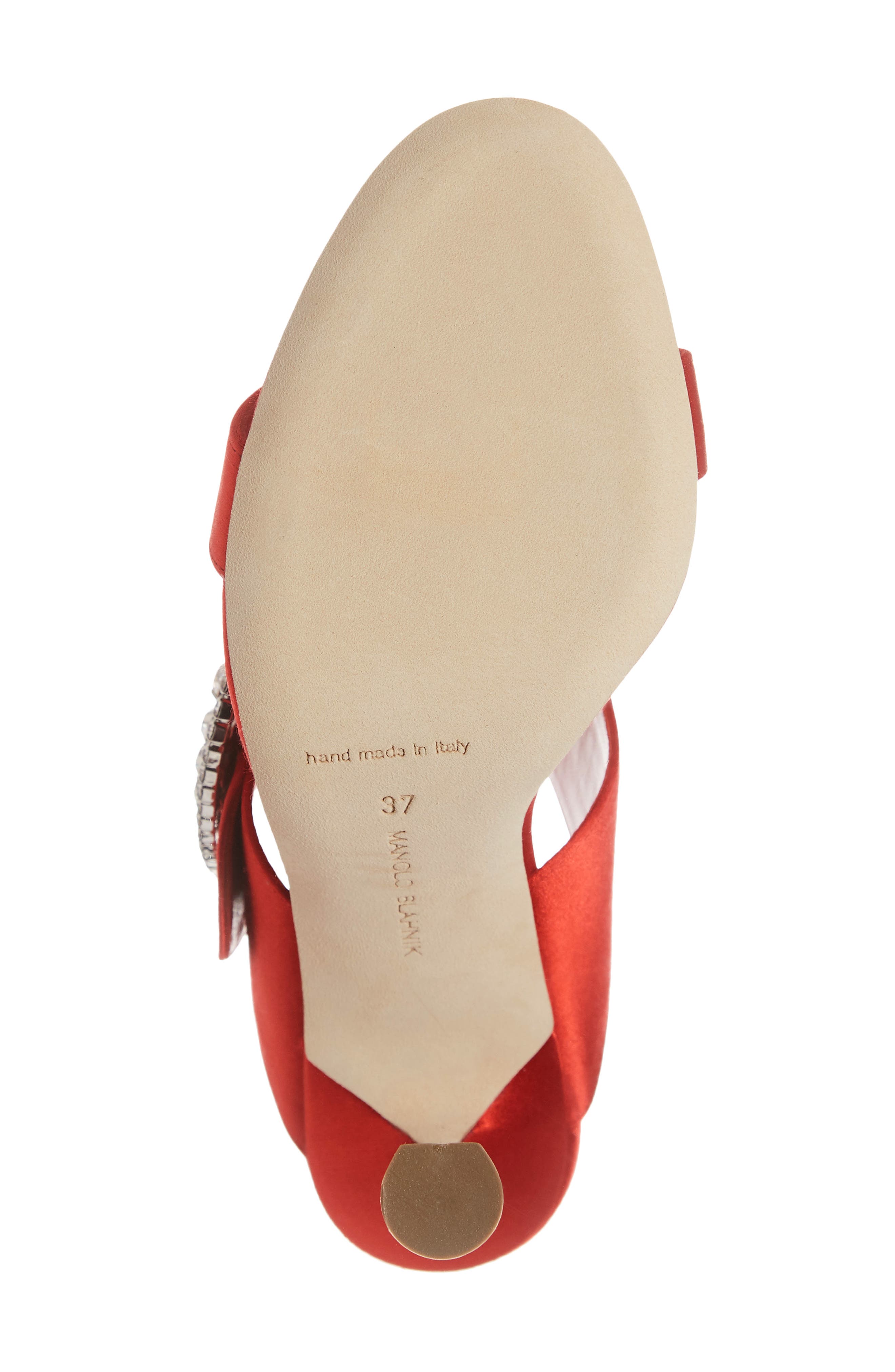 Manolo Blahnik Fibiona Crystal Embellished Mule, Alternate, color, 